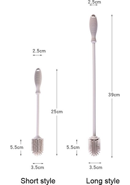 Uzun Ev Silikon Şişe Cam Fırçası (Yurt Dışından) fiyatları