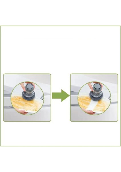 Otomatik Sıvı Ilaveli Temizleme Fırçası Çelik Top Pot Fırçası (Yurt Dışından) indirimleri