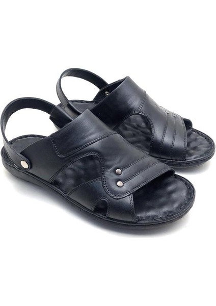 Hakiki Deri Tam Ortopedik Büyük Numara Erkek Sandalet modelleri