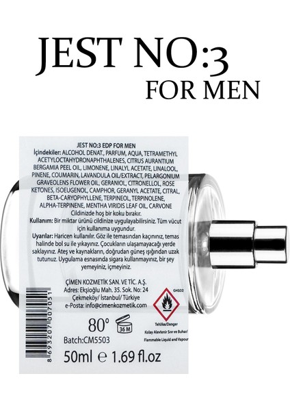 No:3 Edp For Men