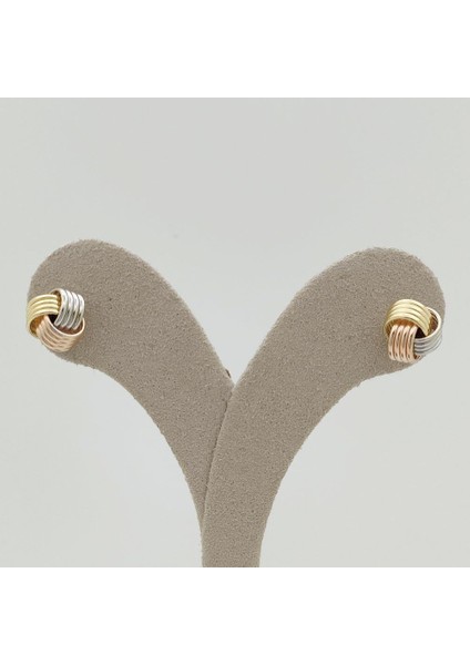 3 Renk Düğme Küpe – KP00854