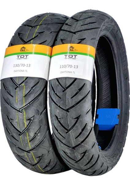 TDT Tyres Krv 200 Lastik Takımı 130/70-13 ve 110/70-13 Tl (Tubeless - Dubleks) modelleri