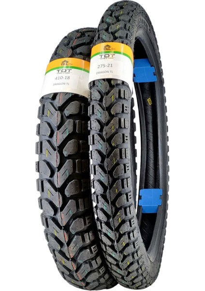 Kawasaki KLX150, 410-18 Ve 275-21 Tt Supermoto Lastik Set