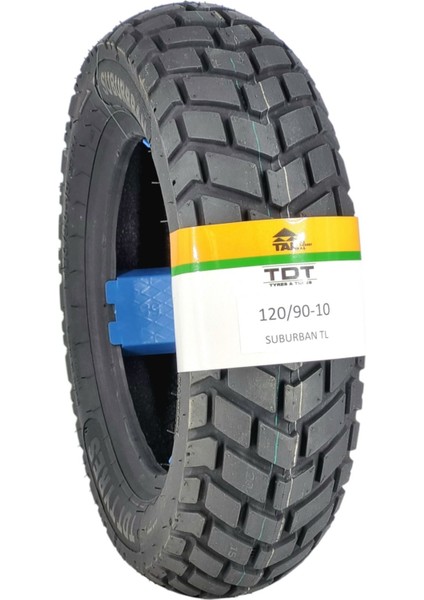 Motosiklet Lastiği 120/90-10 Tl (Tubeless - Dubleks)