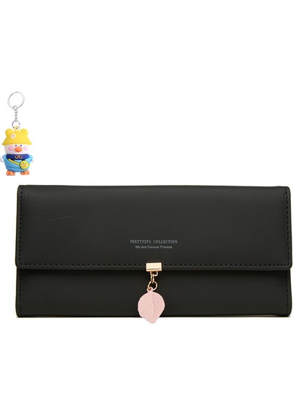 Cüzdan Kadın Uzun Toka Basit ve Çok Yönlü Kadın Clutch Kart Tutucu (Yurt Dışından)