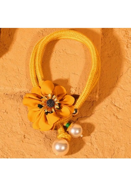 Inci Detaylı El Yapımı Çiçek Model Kadın Gerdanlık Kolye fiyatları