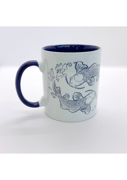 Yin Yang Koi Kulplu Bardak