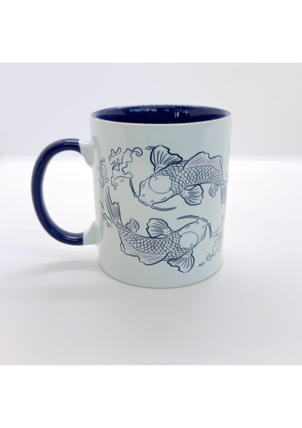 Yin Yang Koi Kulplu Bardak modelleri