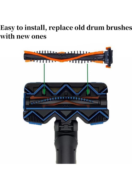 CP0667 Aksesuarları Yedek Speed Pro Max ve Fc6 Xc7/8 Serisi Için Elektrikli Süpürge Fırçası (Yurt Dışından)