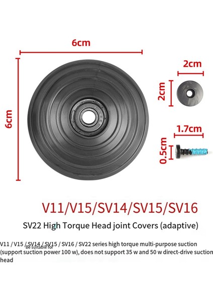 V11 V15 SV14 SV15 SV16 SV22 Aksesuarları Elektrikli Süpürge Yüksek Torklu Emiş Bağlantı Kapağı Plakası Için Uygundur (Yurt Dışından)