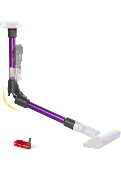 Katlanabilir Uzatma Çubuğu V7V8V10 V11 V15 Kablosuz Elektrikli Süpürge Aksesuarlarıyla Uyumlu, Hızlı Çıkarma Değiştirme (Yurt Dışından)