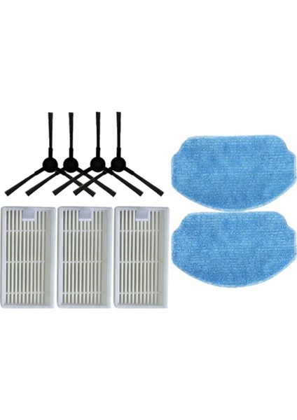 VCR04W Robot Süpürge Aksesuarları Için Yedek Parçalar Yıkanabilir Yan Fırça Filtre Paspas Bezi (Yurt Dışından)