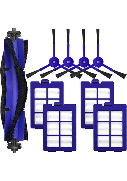 Robovac X8 Hybrid Robot Süpürge Yedek Parçaları Aksesuarları Ana Yan Fırça Filtresi (Yurt Dışından)