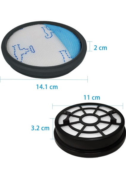 RO2910EA RO2913EA RO2915EA RO2932EA RO2933EA RO2957EA RO2981EA Elektrikli Süpürge Parçaları Için 4 Adet Filtre (Yurt Dışından)