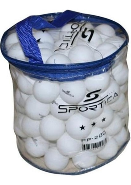 PP200 100'lü Beyaz Ping Pong Topu
