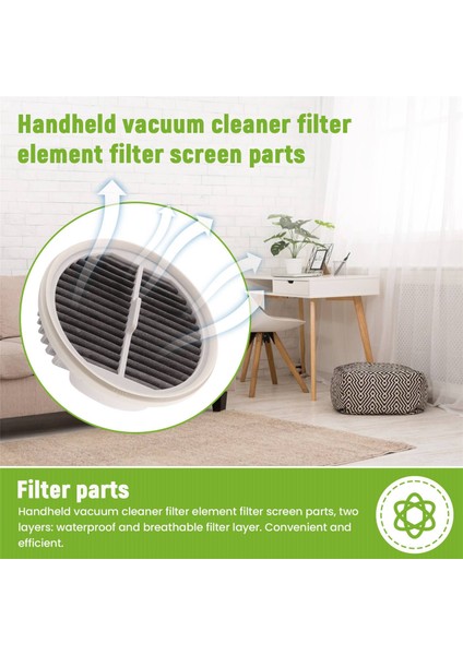 El Tipi Elektrikli Süpürge Filtresi Için 2 Adet (Iki Paket) Beyaz MJXCQ01DY Model (Yurt Dışından) indirimleri