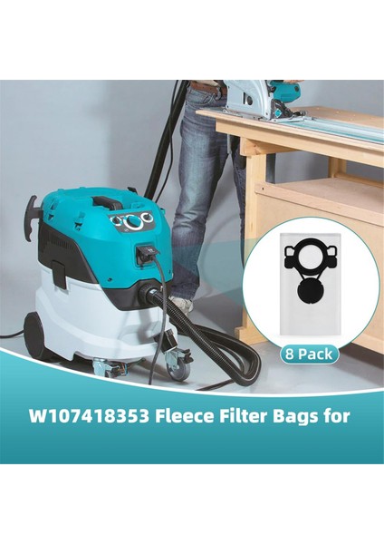 W107418353 Islak/kuru Toz Emici/vakum Model VC4210L Için Filtre Torbaları, Büyük Kapasiteli Yedek (Yurt Dışından)