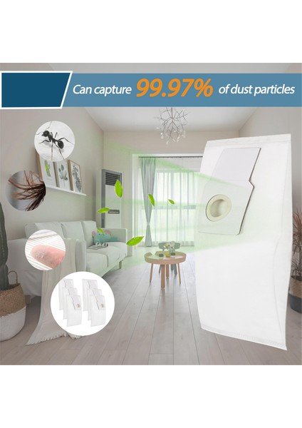 Adet 53294 Stil O Tipi Toz Torbası Dikey Elektrikli Süpürgeler Temizleyiciler Temizleyici Yedekleri (Yurt Dışından)