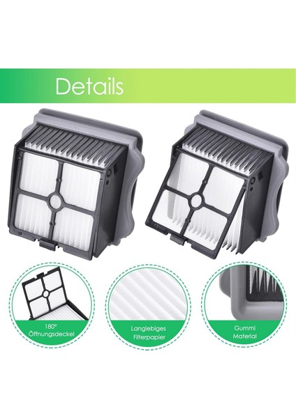 Ifloor 3 / Floor One S3 S5 Pro 2 Islak Kuru Elektrikli Süpürge Filtre Takımı Için Filtreler (Yurt Dışından)