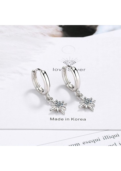 Umee Yıldız Setli Zirkon Halka Küpe (Yurt Dışından) modelleri