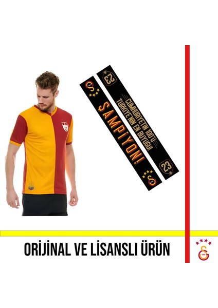 Lisanslı Fan Metin Oktay Forma ve 23 Şampiyonluk Şal Atkı