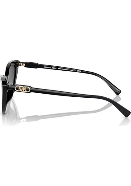 MK 2195U 30058G 56 Harbour Island Kadın Cat Eye Siyah Kemik Güneş Gözlüğü