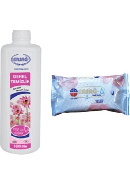 Genel Temizlik 1000ml + Islak Mendil