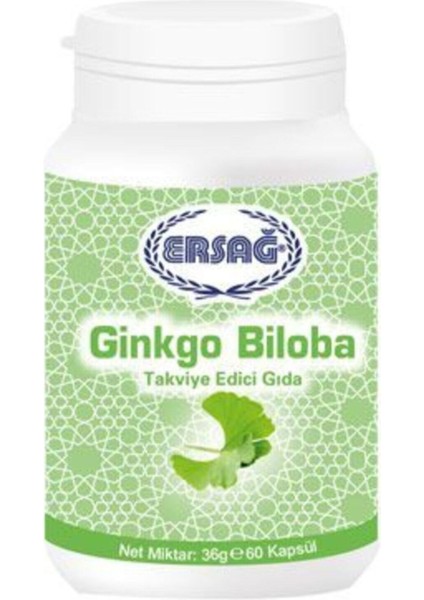 Ginkgobloba Gıda Takviyesi 60 Kapsül