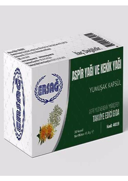 Aspir Yağı Ve Kekik Yağı Kapsül Takviye