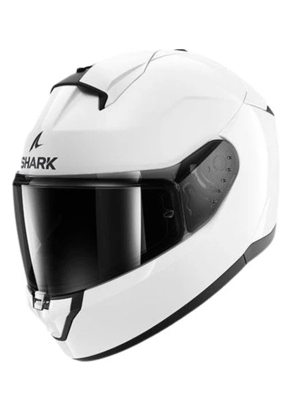 0314 Shark Rıdıll 2 Blank Kapalı Kask Beyaz