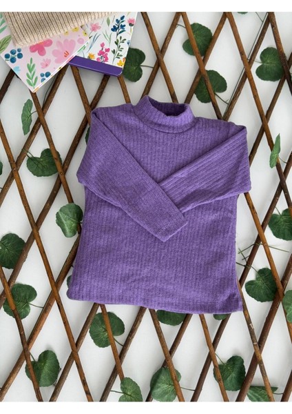 Pamuklu Yumoş Yarım Balıkçı Yaka Fitilli Kışlık Çocuk Badi Kız Çocuk Badi Kışlık Erkek Çocuk Body