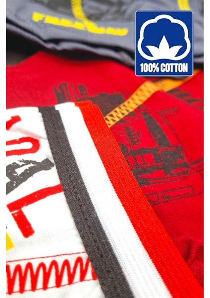 Erkek Çocuk Pamuklu 6'lı Boxer indirimleri