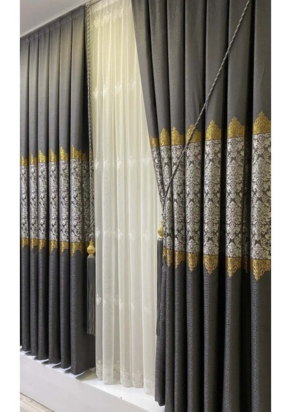 PANO FON DAMAX ANTRASİT-GRİ ( TEK KANAT)