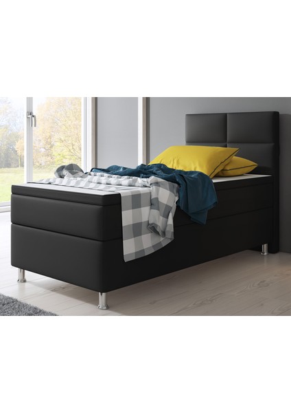 Miami Suni Deri 3 Lü Set (YATAK+BAZA+BAŞLIK)90 x 200 (Kapalı baza otel tipi) fiyatları