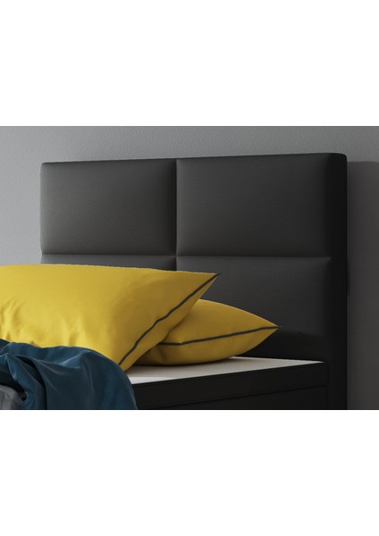 Miami Suni Deri 3 Lü Set (YATAK+BAZA+BAŞLIK)90 x 200 (Kapalı baza otel tipi) modelleri