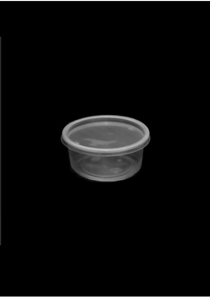 Plastik Meze Kabı 250 Cc 12 Adet Kase 12 Adet Kapak