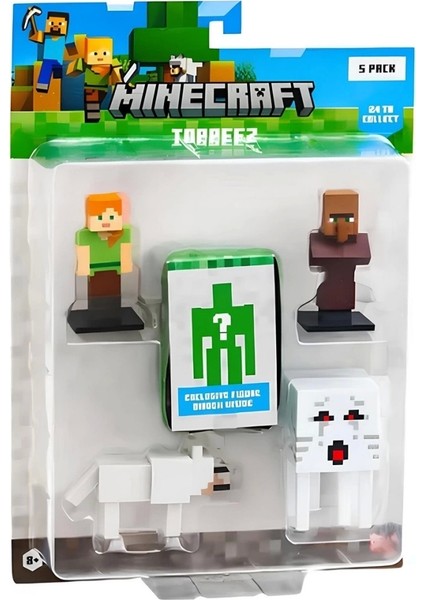 Nessiworld Minecraft 3D Figür Toppeez 5'li indirimleri