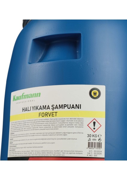 Konsantre Halı Şampuanı Forvet Kaufmann Global Yerli Türk Malı fiyatları