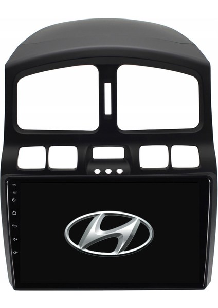 Hyundai Santa Fe Araç Multimedya Ekran 2gb 32GB S Black 2000 2005 9 Inch