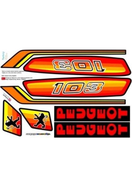 103 Sticker Set