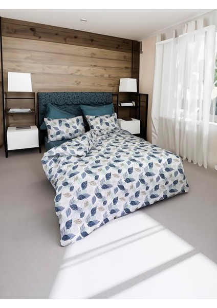 TRG HOME Çift Kişilik Modern Nevresim Takımı Lastikli Çarşaf
