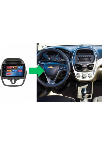 Chevrolet Spark Araç Multimedya Ekran 2gb 32GB New Gri 2015 2018 9 Inch
