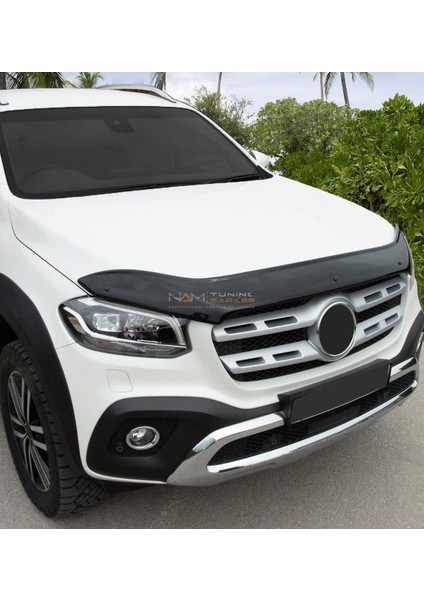 Merecedes x Class Kaput Rüzgarlığı Kaput Koruma Xclass Parlak Siyah