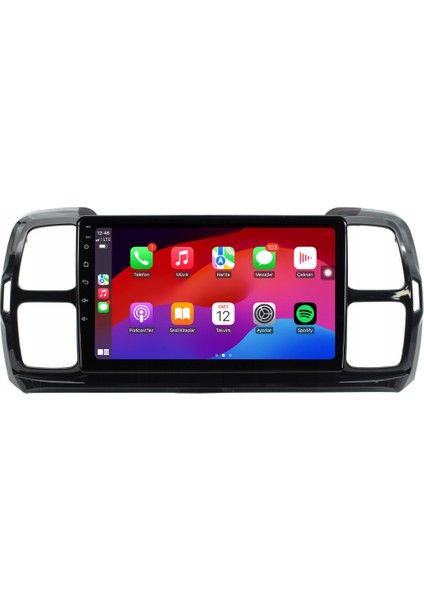 Citroën C5 Aircross Araç Multimedya Ekran 2gb 32GB S Black 2019 2022 9 Inch