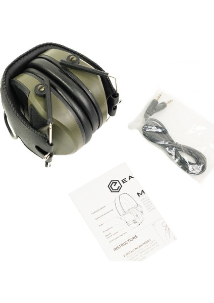 Elektronik Atış Kulaklığı (Olive) Yeşil M30-FG modelleri