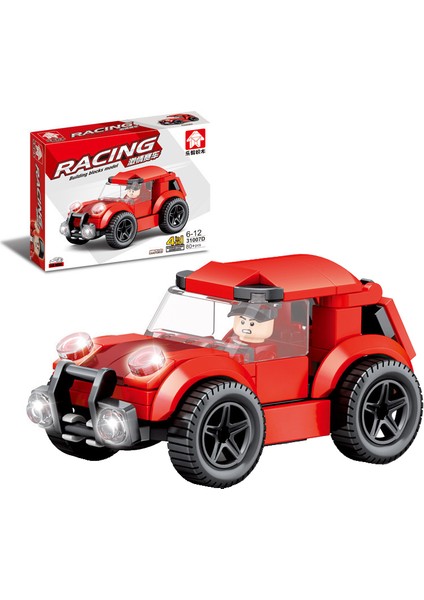 Mini Beetle Araba Modeli Çocuk Yapı Oyuncakları Çocuk Oyuncakları Model Yapım Seti 80 Parça (Yurt Dışından)
