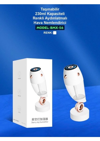 230ML Kuş Karikatür Tasarım LED Işık Aroma Yayıcı Masaüstü Buharlı Nemlendirici Dekoratif Ürün indirimleri