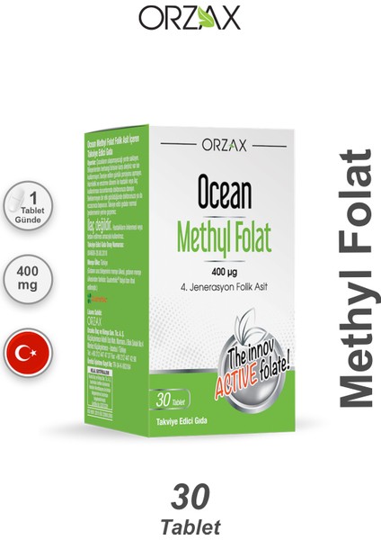 Ocean Methyl Folat 30 Tablet