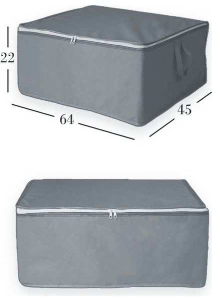6 Adet - Büyük Boy Bazaaltı ve Çekyat Hurç 64 x 45 x 22 cm (Antrasit) fiyatları