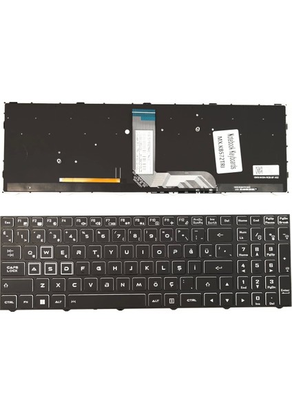 Msı Clevo N15Z3 PB70 PB71 PB50 PB51 Notebook Klavye Işıklı Rgb